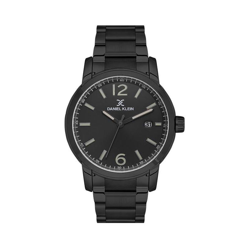 Daniel Klein IP Black Dial 3 Hands Watch