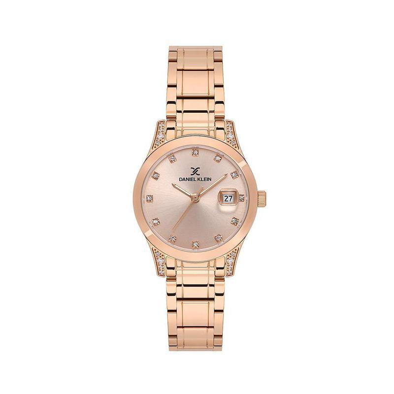 Daniel Klein Ladies 3 Hands Rose Gold Watch