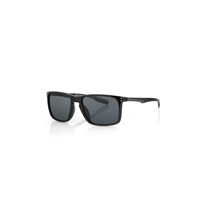 Daniel Klein Menâs Black Rectangular Sunglasses