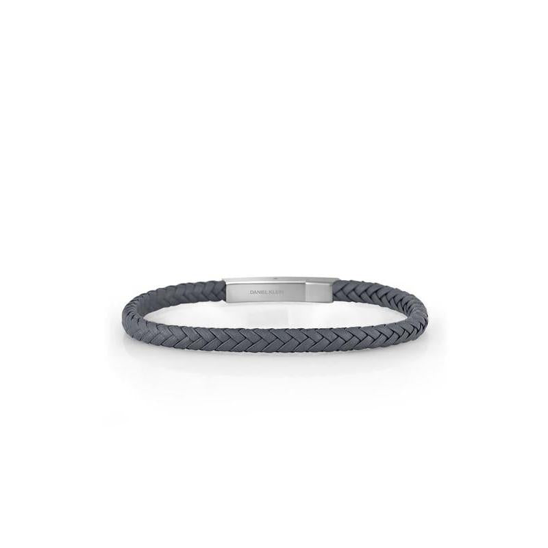 Daniel Klein Men's Leather Bracelet