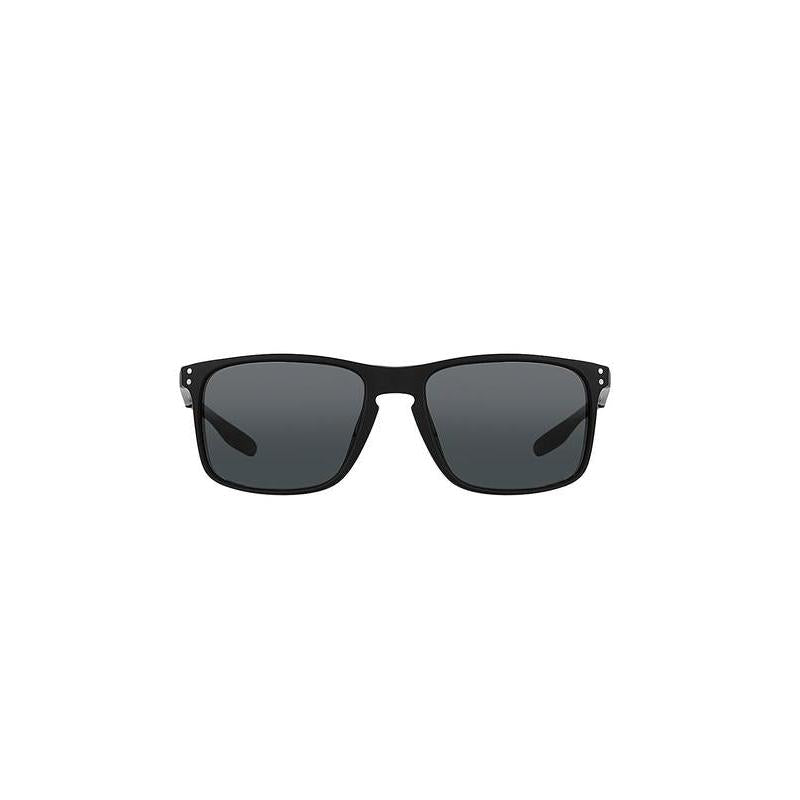 Daniel Klein Men's Matte Black Square Polarized Sunglasses – Smoke Grey Lenses