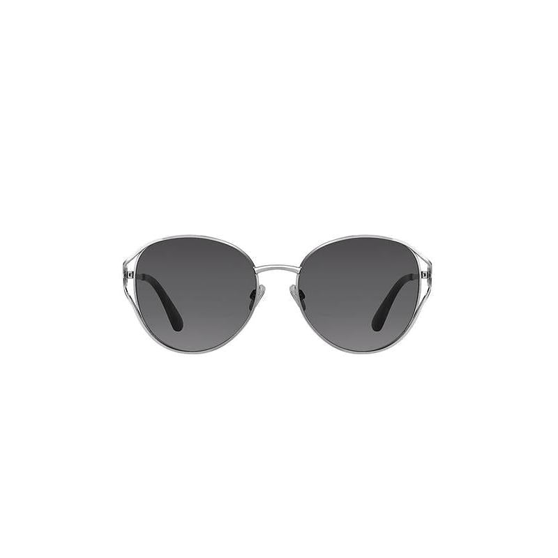 Daniel Klein Silver Round Geometric Sunglasses