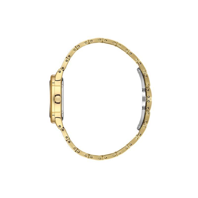 Daniel Klein Women’s Gold Stainless Steel Watch with Cushion Case