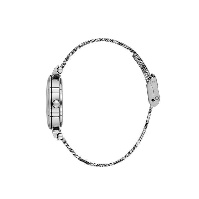 Daniel Klein Women’s Silver Mesh Bracelet Watch