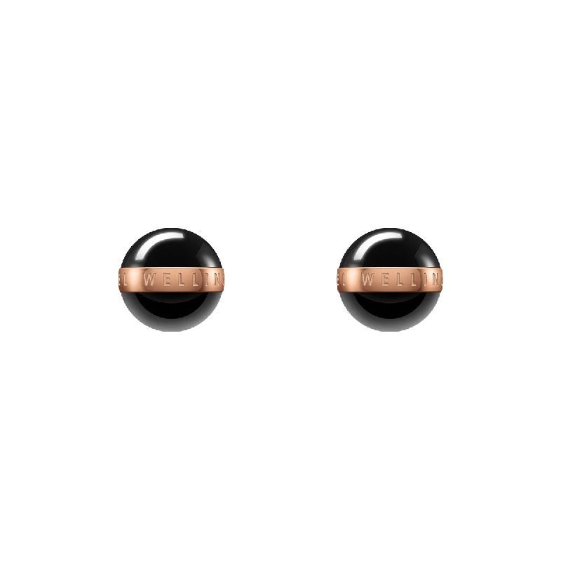 Daniel Wellington Aspiration Earrings Rose Gold Black
