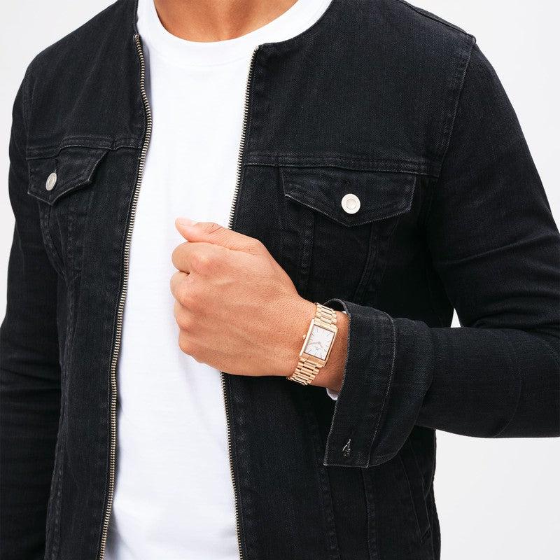 Daniel Wellington Bound 3-Link Rose Gold Watch 32x22mm