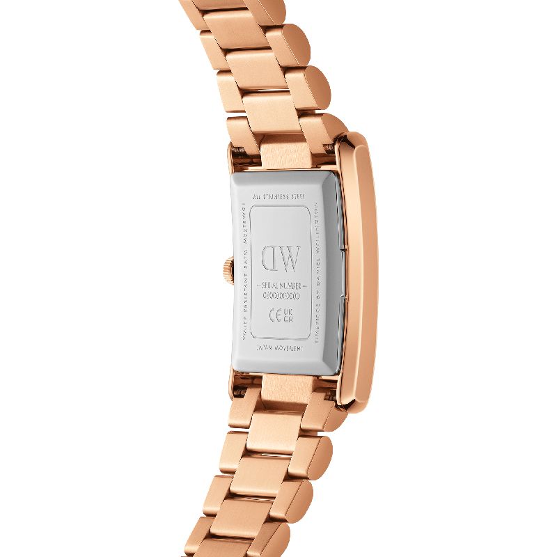 Daniel Wellington Bound 3-Link Rose Gold Watch 32x22mm
