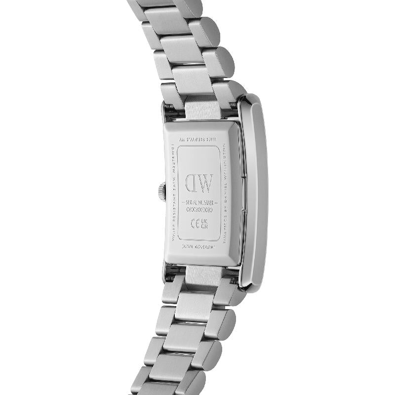 Daniel Wellington Bound 3‑Link Silver Minimalist Elegant Watch