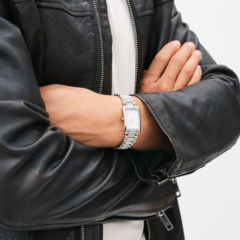 Daniel Wellington Bound 3-Link Silver Watch 32x22mm