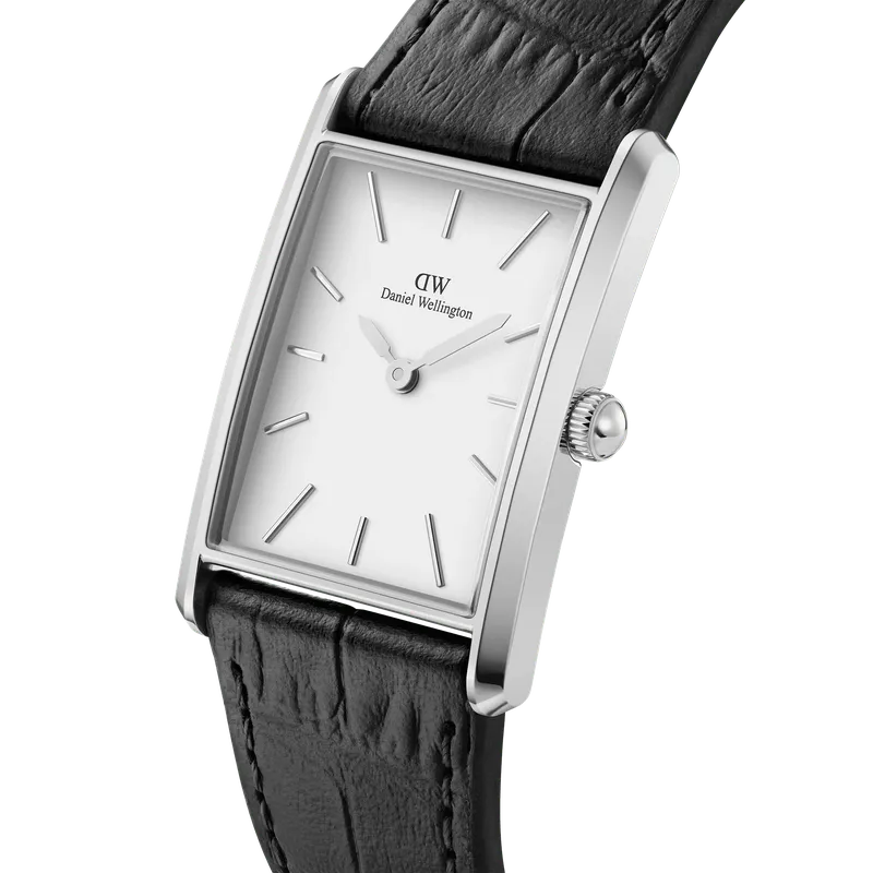 Daniel Wellington Bound Black Crocodile Silver