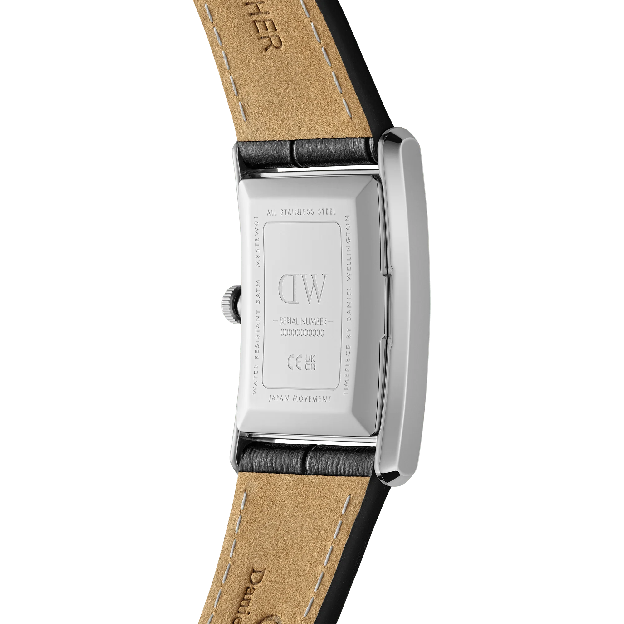 Daniel Wellington Bound Black Crocodile Silver