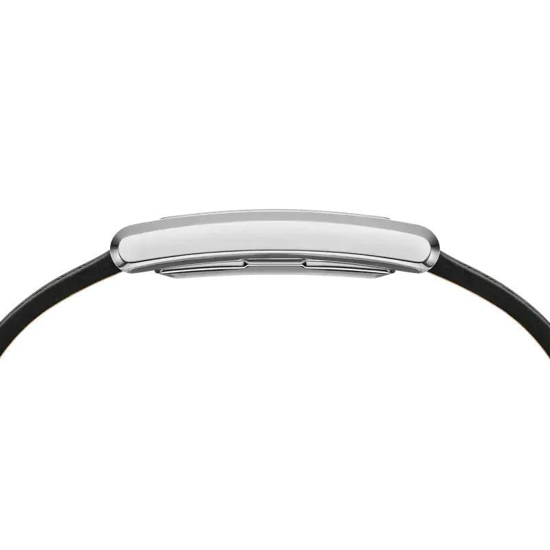 Daniel Wellington Bound Black Crocodile Silver Watch