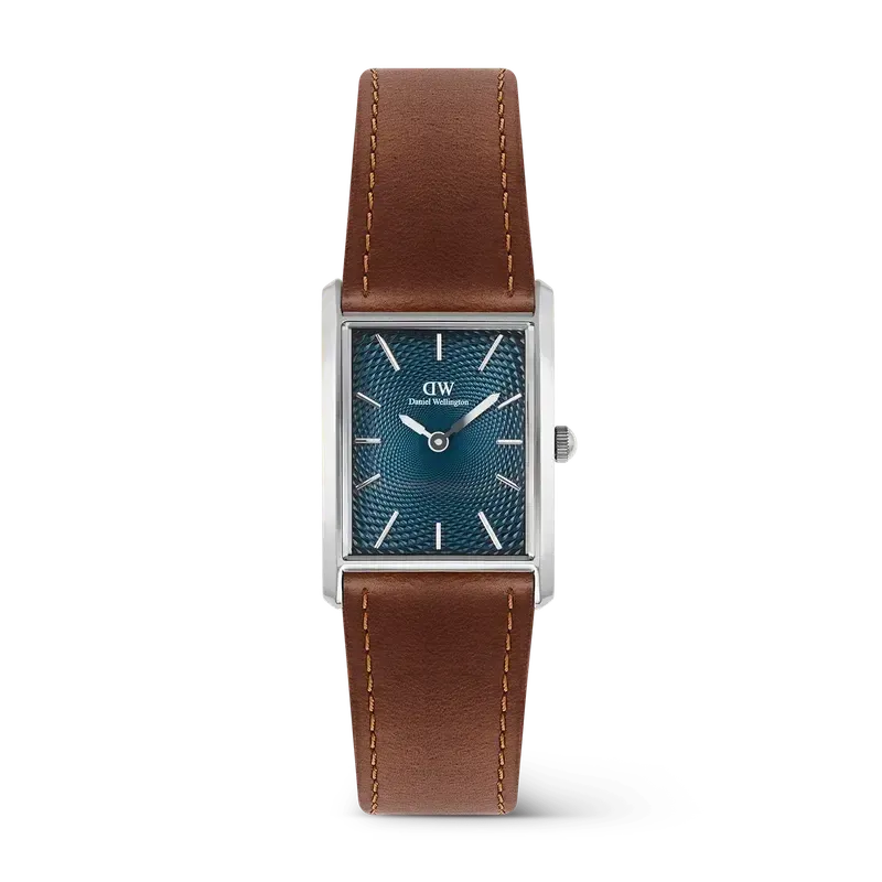Daniel Wellington Bound Light Brown Arctic Guilloché Silver Watch