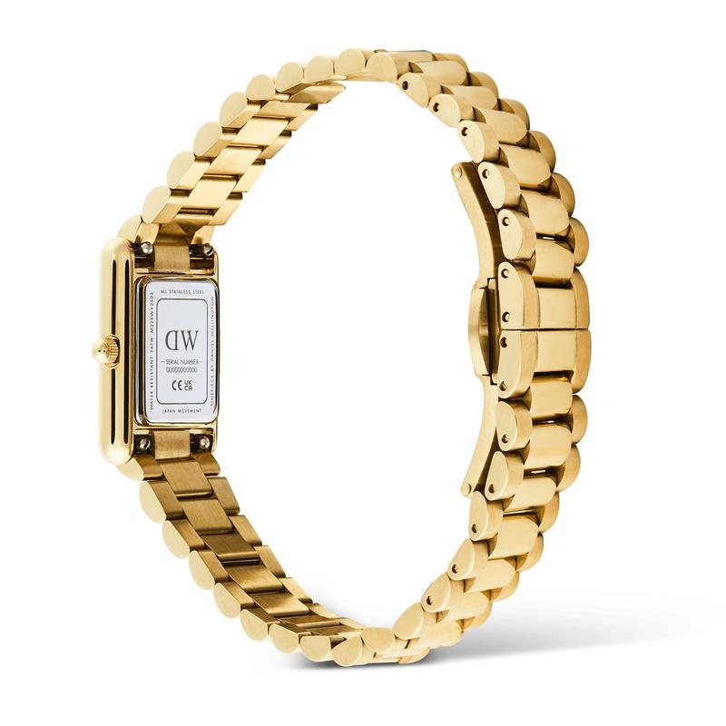 Daniel Wellington Bound Mini 3-Link Gold Watch