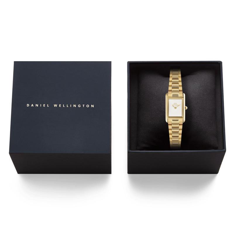 Daniel Wellington Bound Mini 3-Link Gold Watch