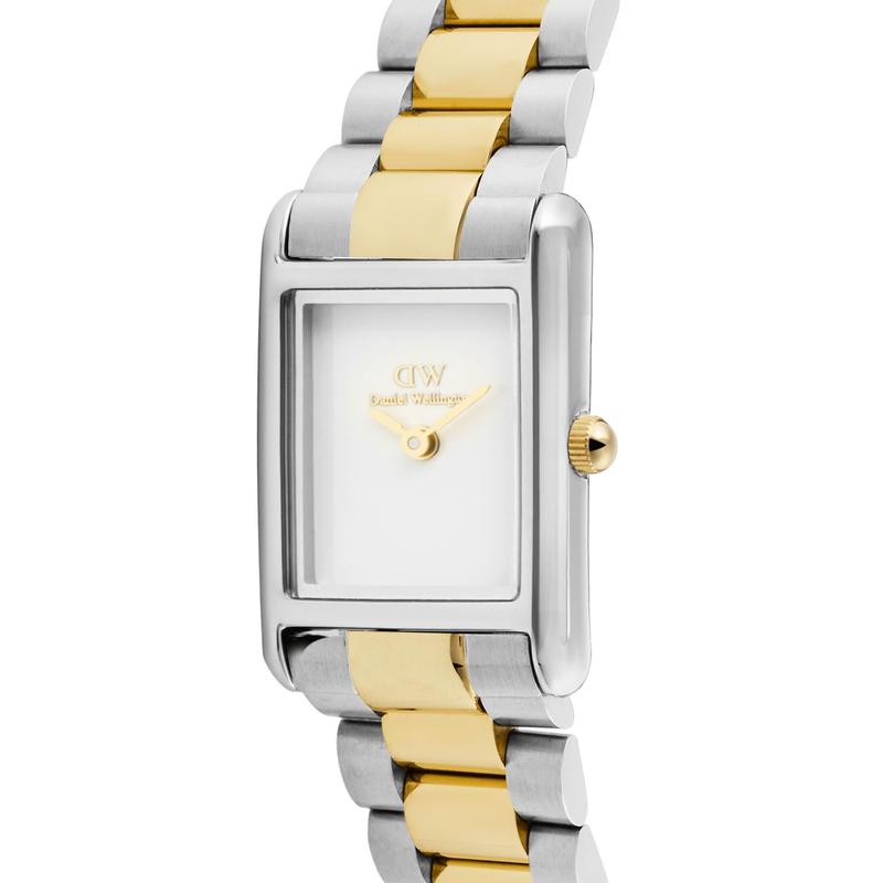 Daniel Wellington Bound Mini 3-Link Two Tone Gold Watch