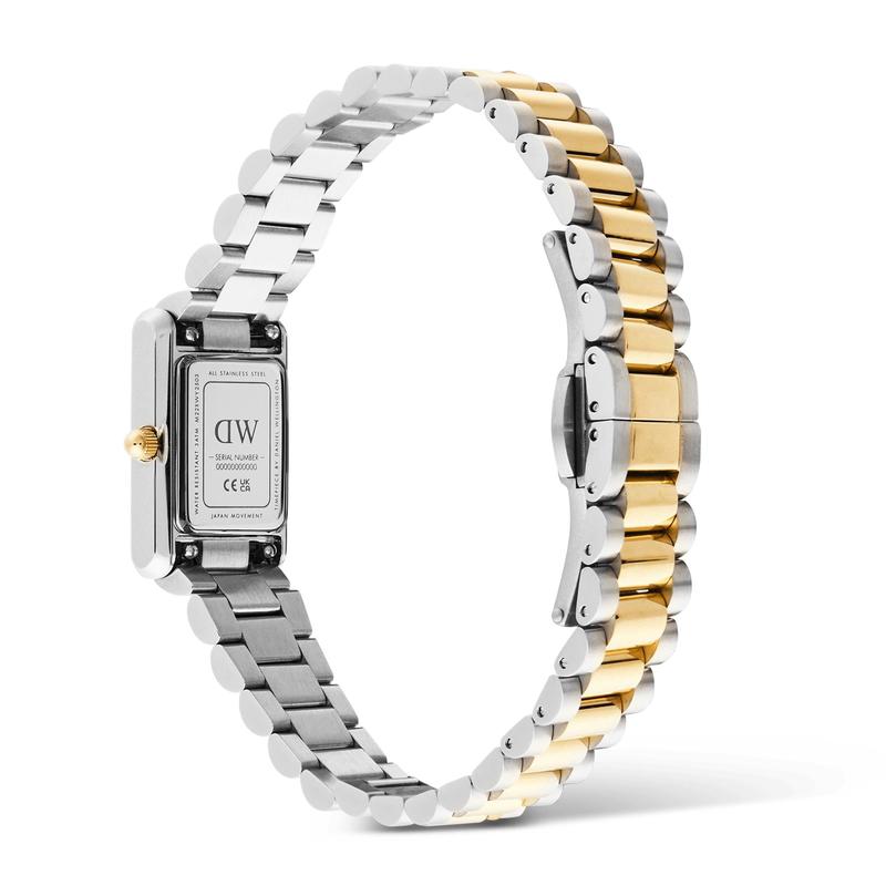 Daniel Wellington Bound Mini 3-Link Two Tone Gold Watch