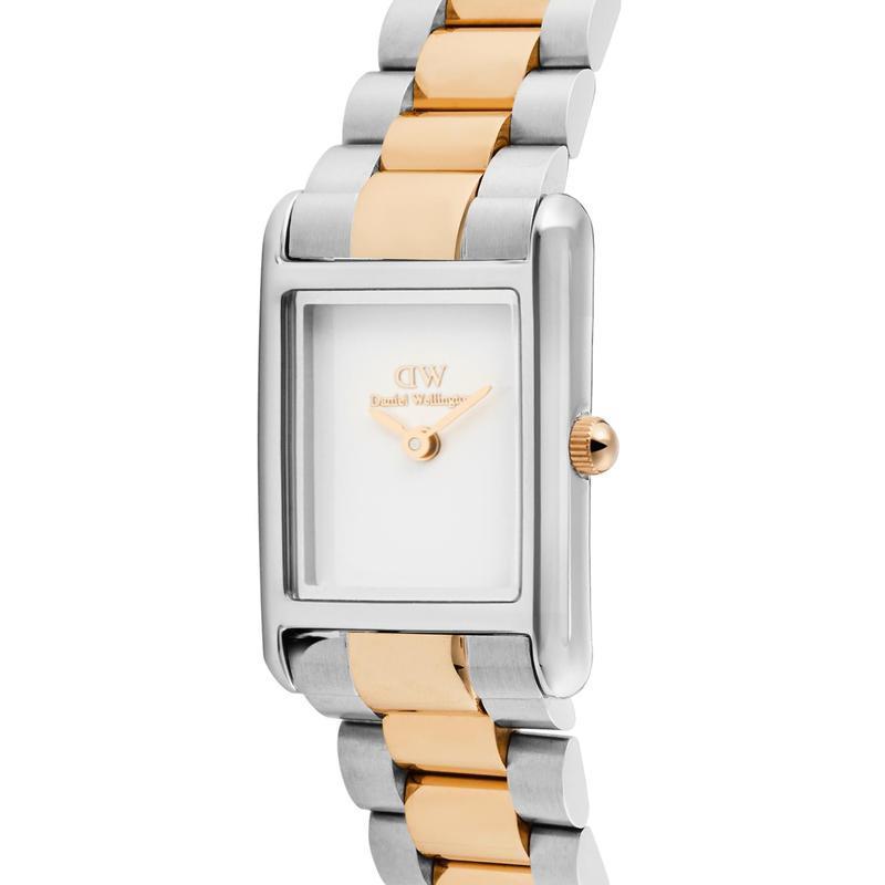 Daniel Wellington Bound Mini 3-Link Two Tone Rose Gold Watch
