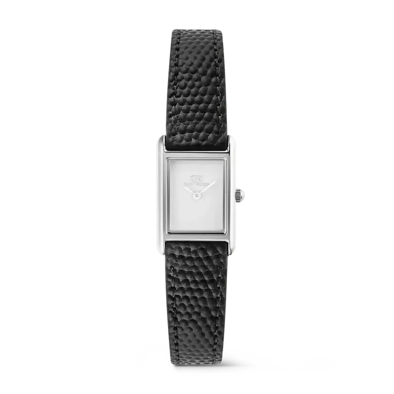 Daniel Wellington Bound Mini Black Lizard Silver Watch