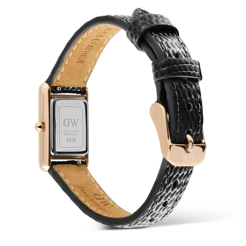 Daniel Wellington Bound Mini Gold Lizard Rose Gold Watch