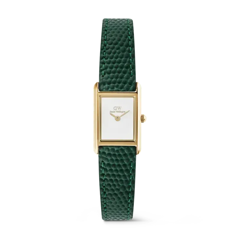 Daniel Wellington Bound Mini Green Lizard Rose Gold Watch
