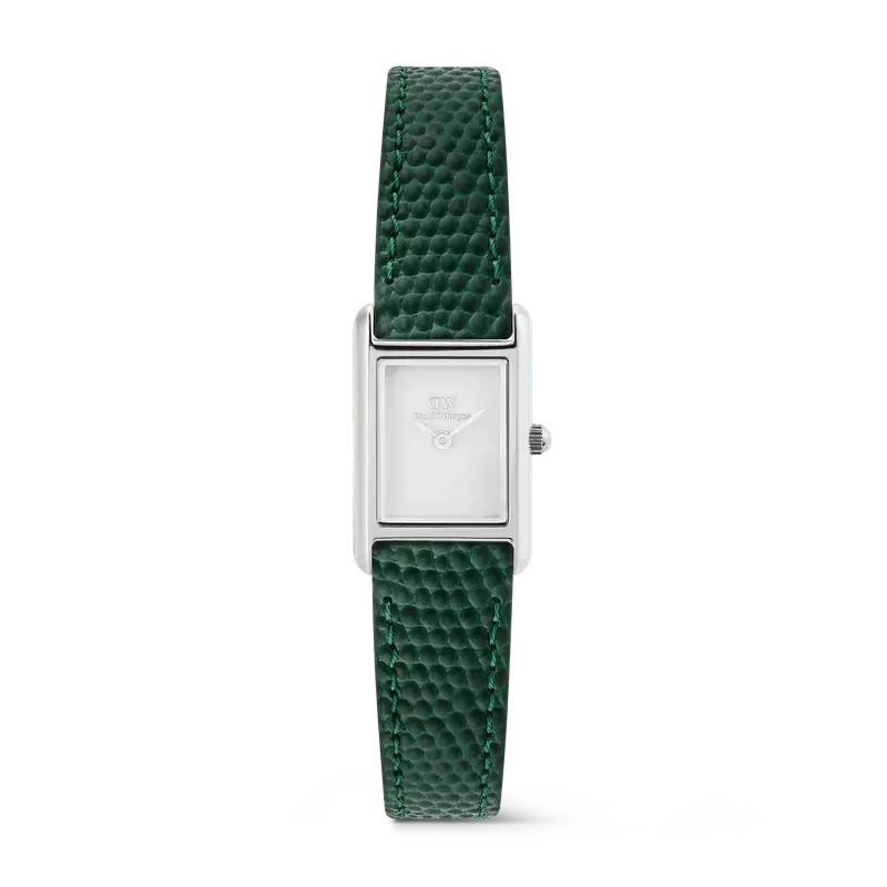 Daniel Wellington Bound Mini Green Lizard Silver Watch