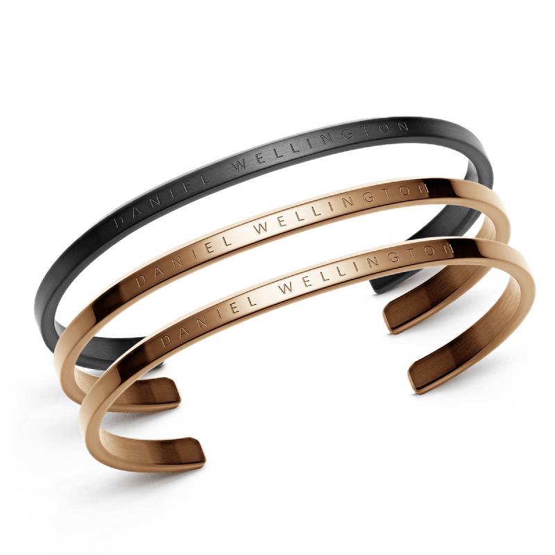 Daniel Wellington Bundle : Classic Bracelet Black + 2 Rose Gold
