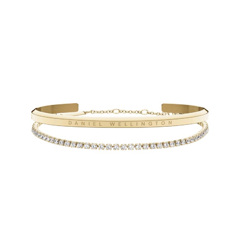 Daniel Wellington Bundle : Classic & Tennis Bracelet Gold