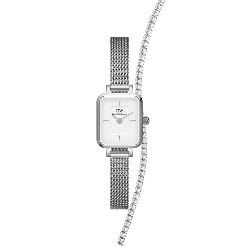 Daniel Wellington Bundle : Quadro Mini + Tennis Bracelet Silver
