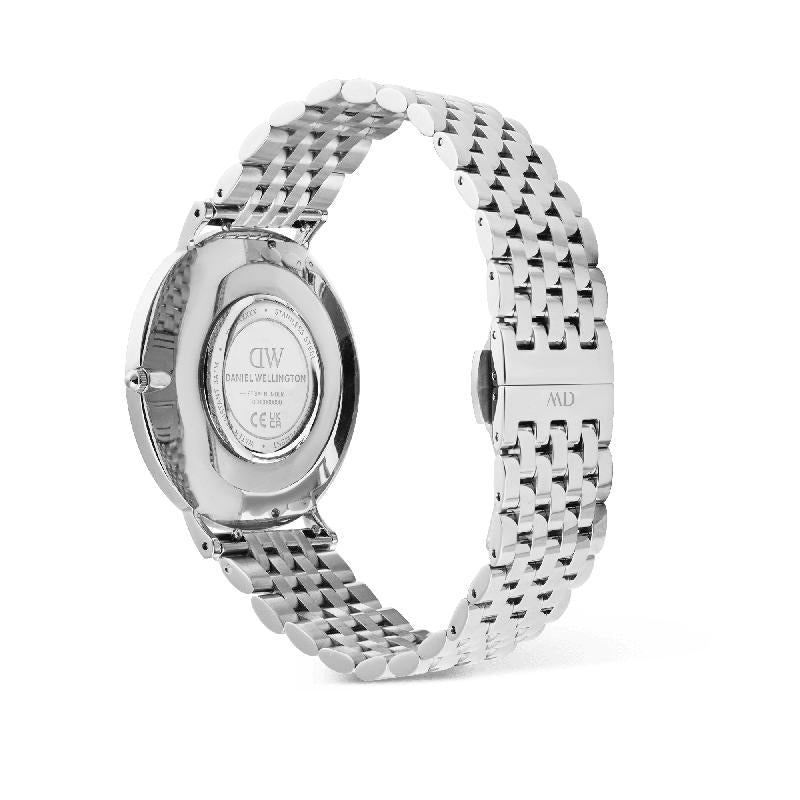 Daniel Wellington Classic 7-Link Arctic Silver 40mm Men's Watch