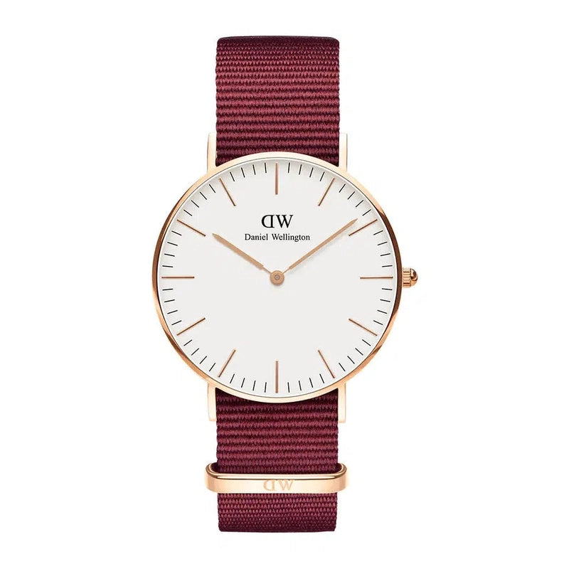 Daniel Wellington Classic Roselyn Rose Gold Eggshell White 36mm Watch