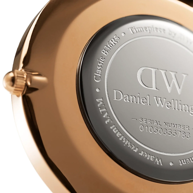 Daniel Wellington Classic Southampton Rose Gold Eggshell White 36mm Watch