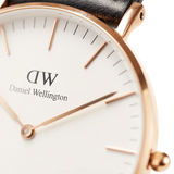 Daniel Wellington Classic Southampton Rose Gold Eggshell White 36mm Watch