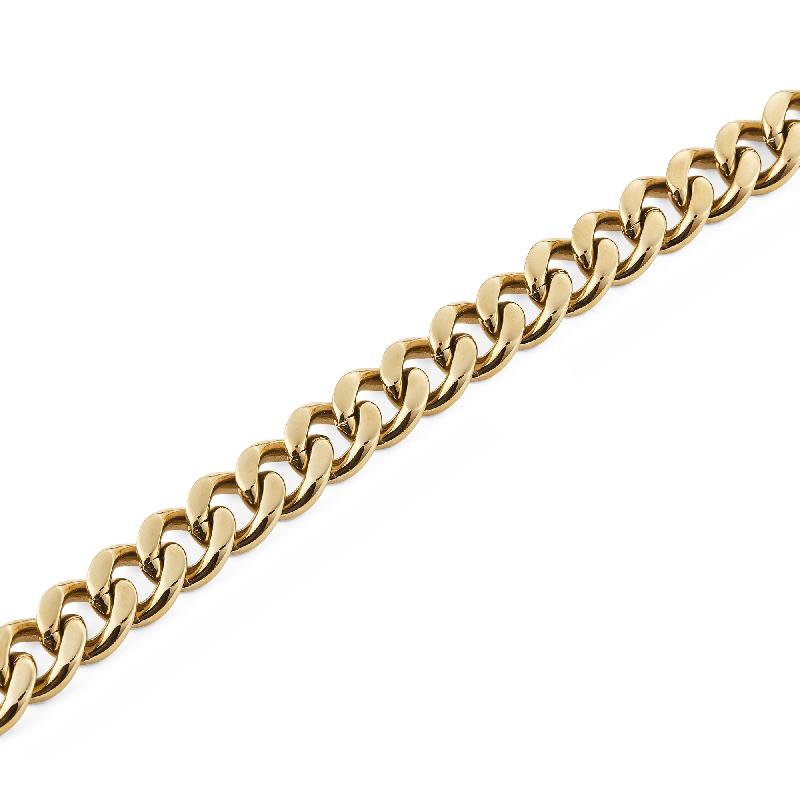 Daniel Wellington Elegant Gold Bold Ellipse Cuban Chain Necklace