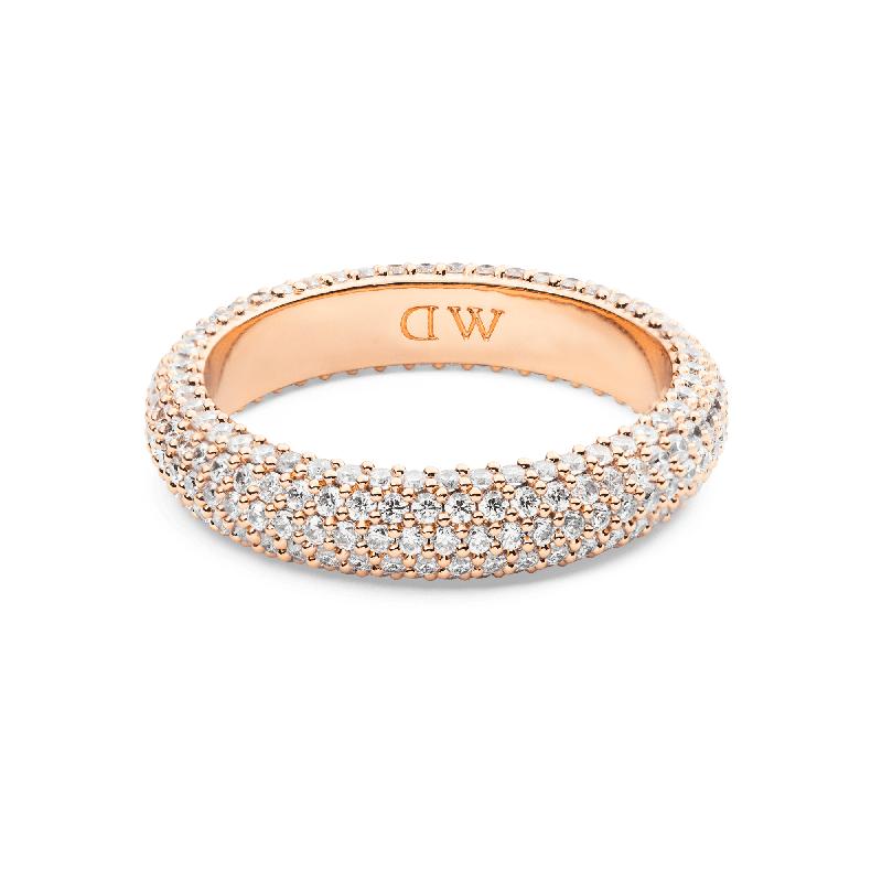Daniel Wellington Elegant Pavé Rose Gold Sparkling Ring