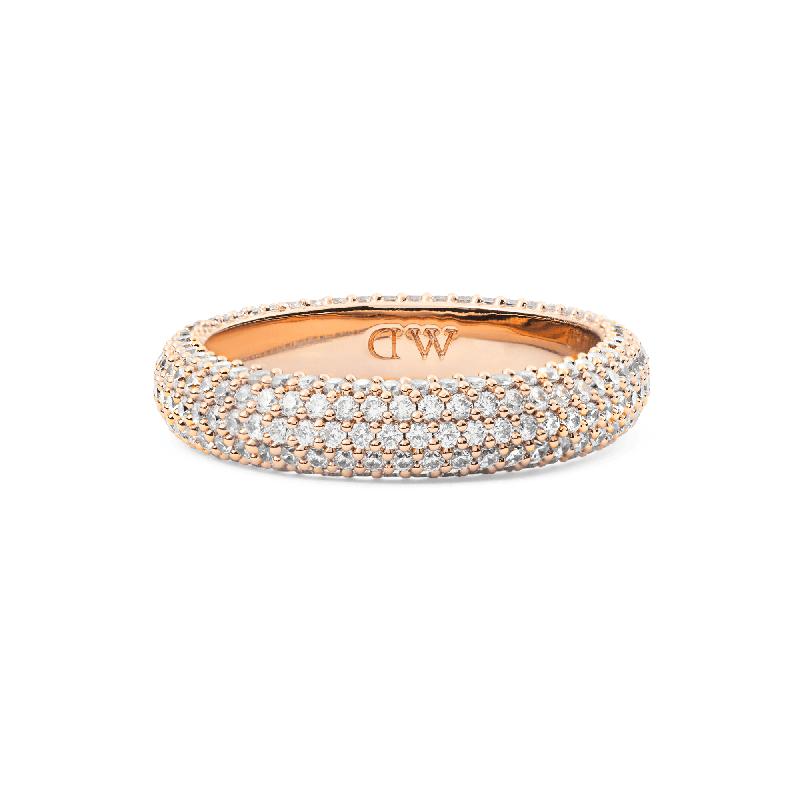 Daniel Wellington Elegant Pavé Rose Gold Sparkling Ring