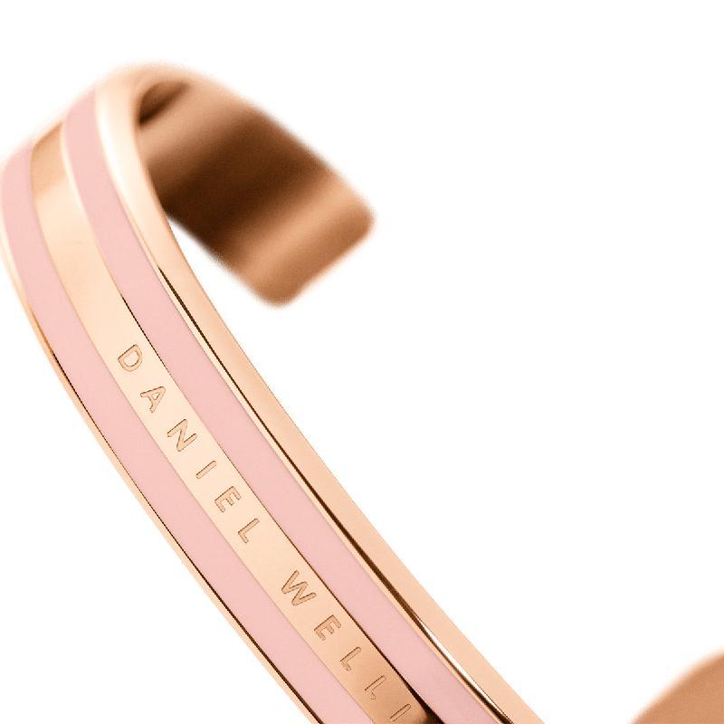 Daniel Wellington Emalie Cuff Bangle Dusty Rose Rose Gold