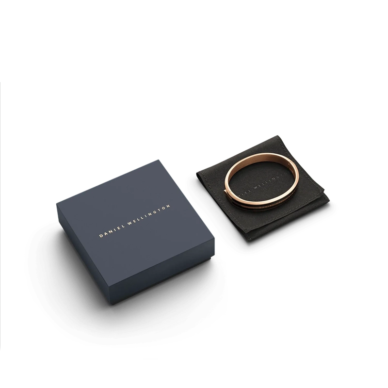 Daniel Wellington Emalie Infinite Bracelet Rose Gold Black