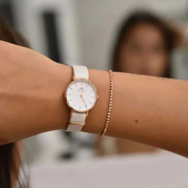 Daniel Wellington Federica Scagnetti x DW Peach Tennis Bracelet Rose Gold