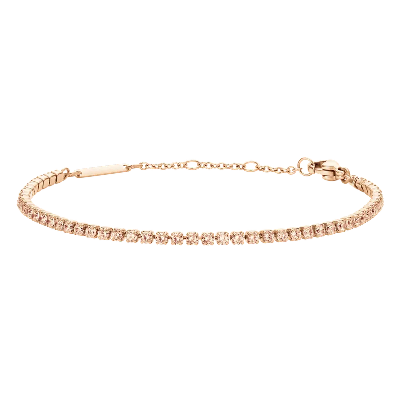 Daniel Wellington Federica Scagnetti x DW Peach Tennis Bracelet Rose Gold