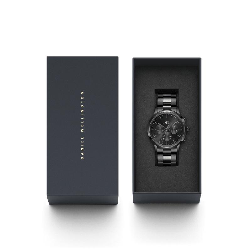 Daniel Wellington Iconic Chronograph Black Watch 42mm
