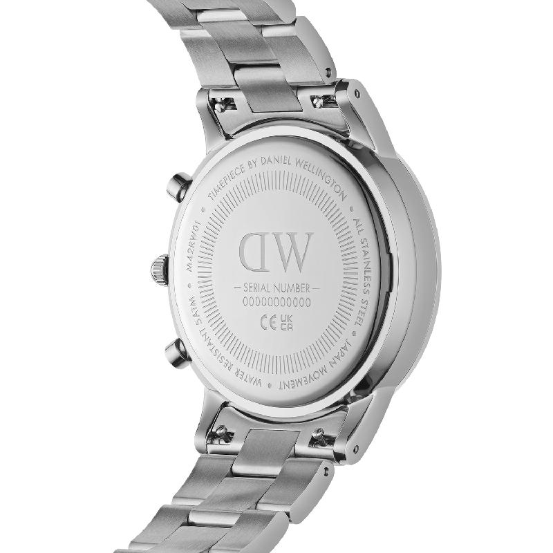 Daniel Wellington Iconic Chronograph Silver Watch 42mm