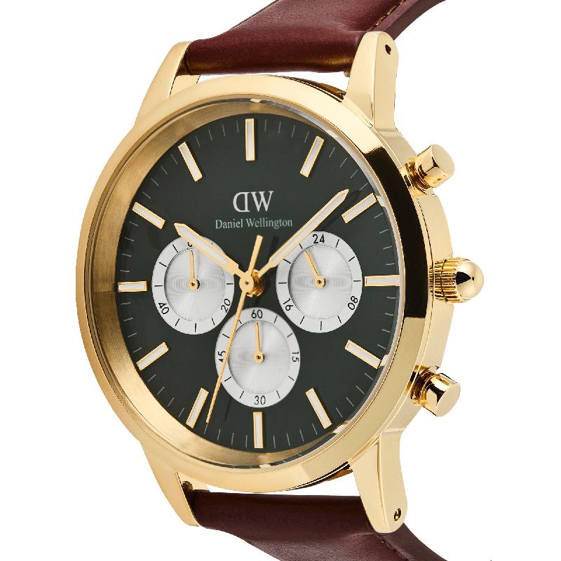 Daniel Wellington Iconic Gold Chronograph Watch