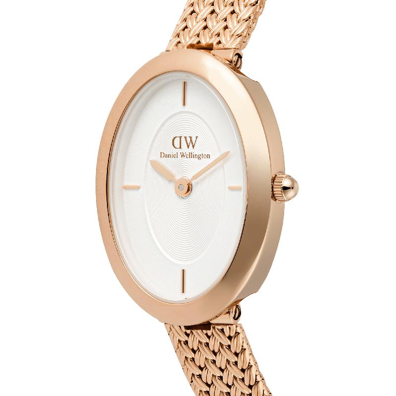 Daniel Wellington Juliette Rose Gold Braided Mesh Watch