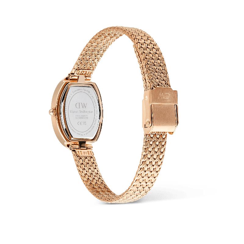 Daniel Wellington Juliette Rose Gold Braided Mesh Watch