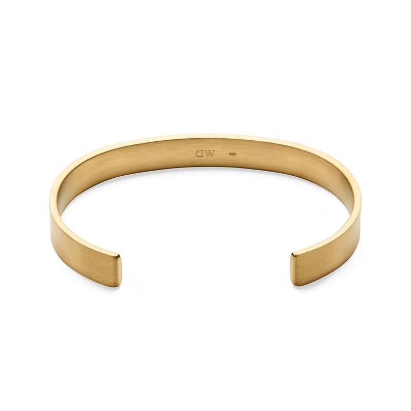 Daniel Wellington Line Cuff Brushed Gold Bangle