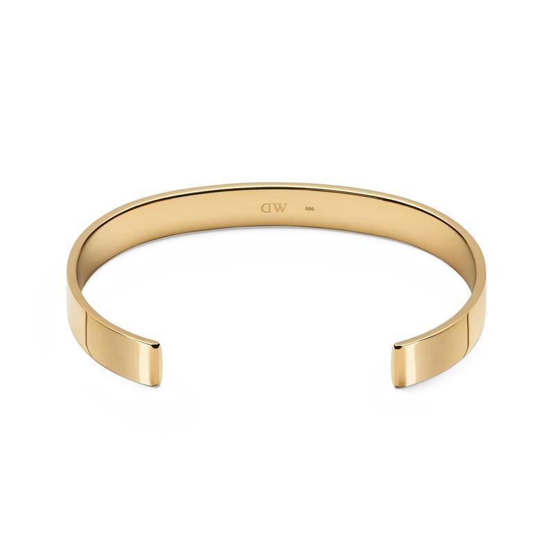 Daniel Wellington Line Cuff Polished Gold Bangle