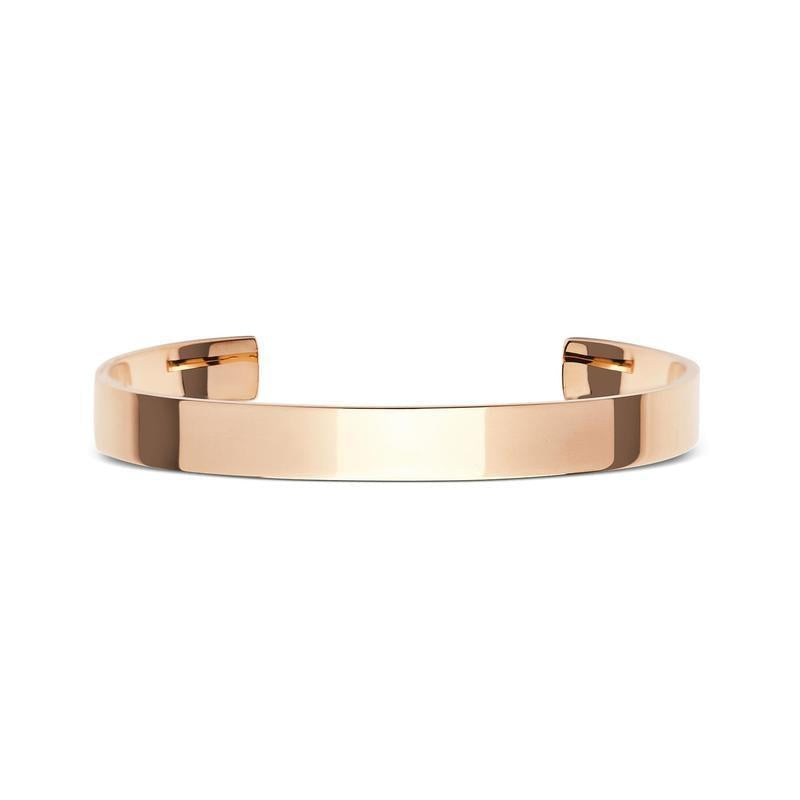 Daniel Wellington Line Cuff Polished Rose Gold Bangle