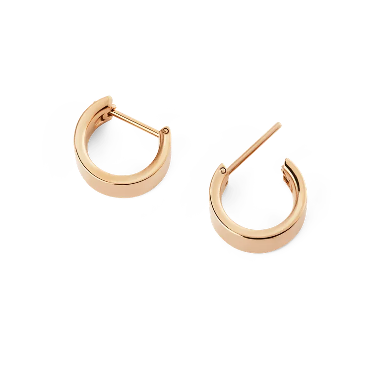 Daniel Wellington Line Earring Polished Rose Gold