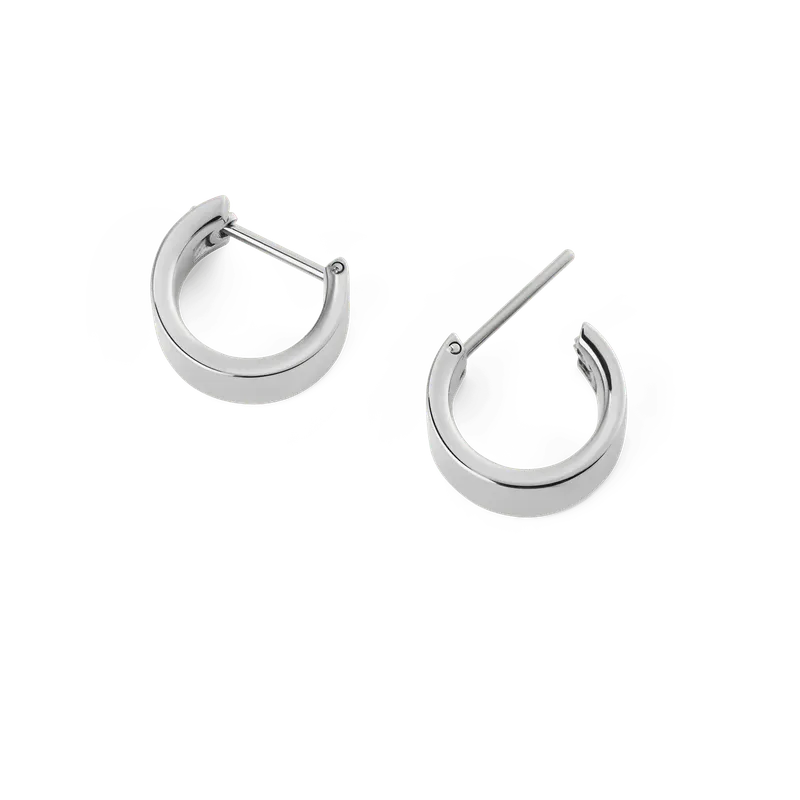Daniel Wellington Line Earring Polished Silver